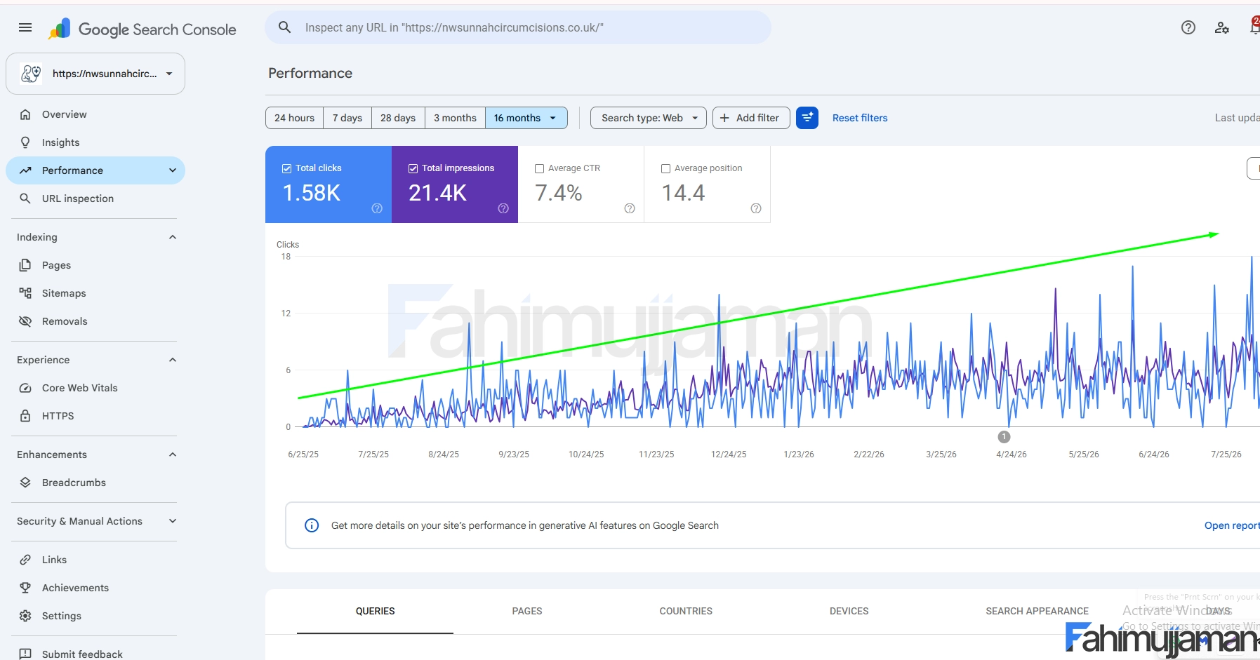blackburn circumcisions google search console image proof